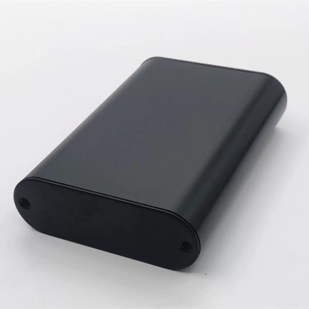 70x24x100mm Aluminum Enclosure Case Metal Shell Silver/Black Integrated Electronic Components Profile Box for Electronic Devices