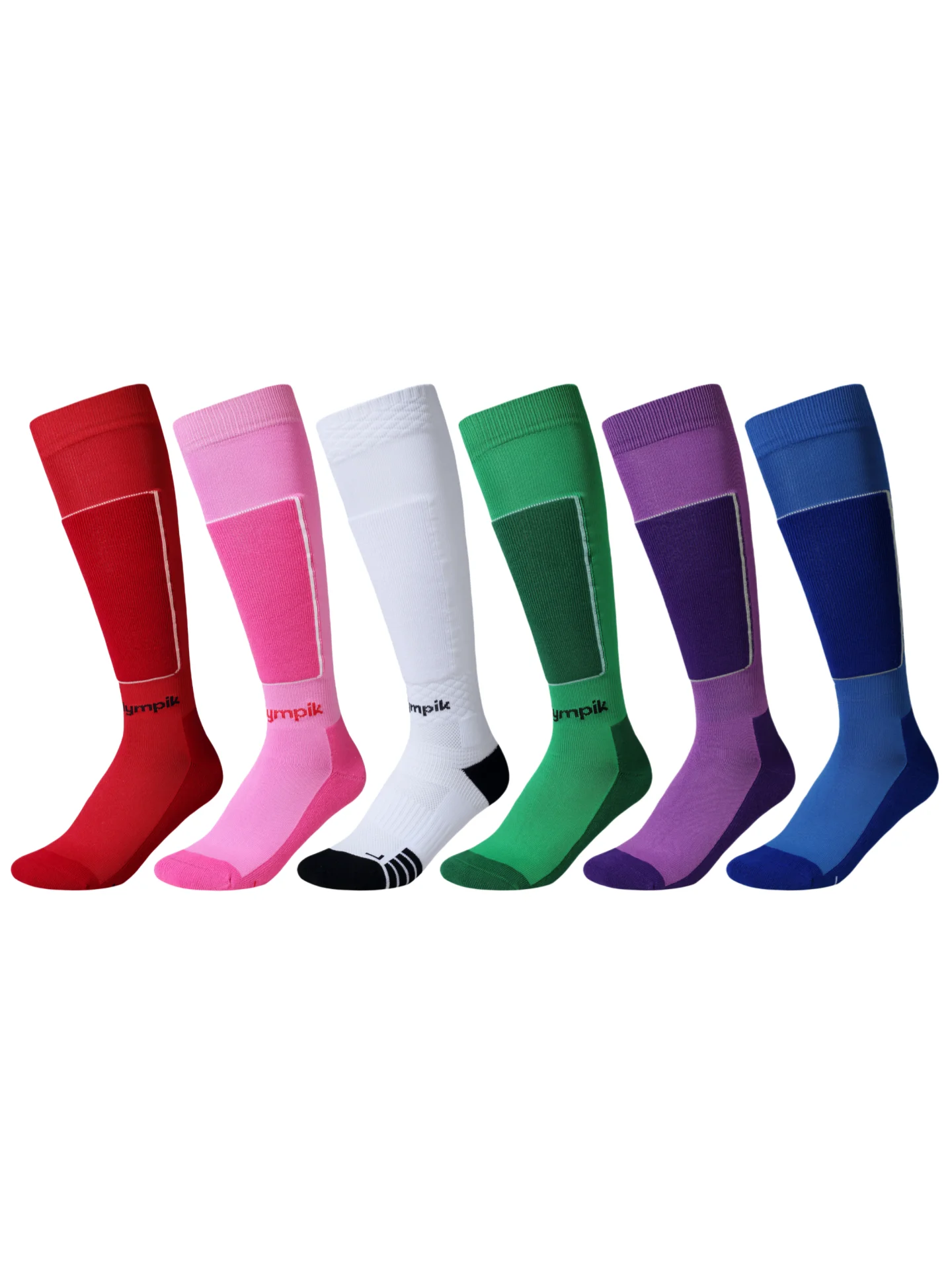 czhe-professional-fencing-socks-long-tube-sports-socks-anti-slip-towel-bottom-multi-color-men-women-universal-sports-yoga-fit