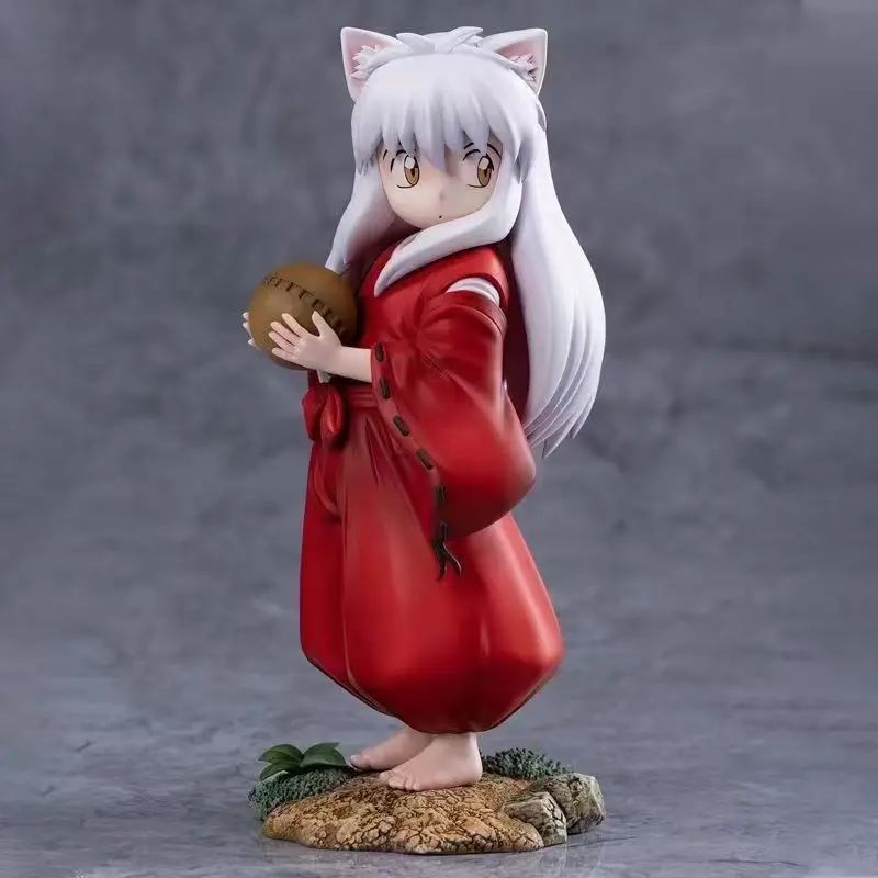 Inuyasha character figurine PVC solid doll desktop collectible ornament Anime fan birthday gift Student holiday souvenir
