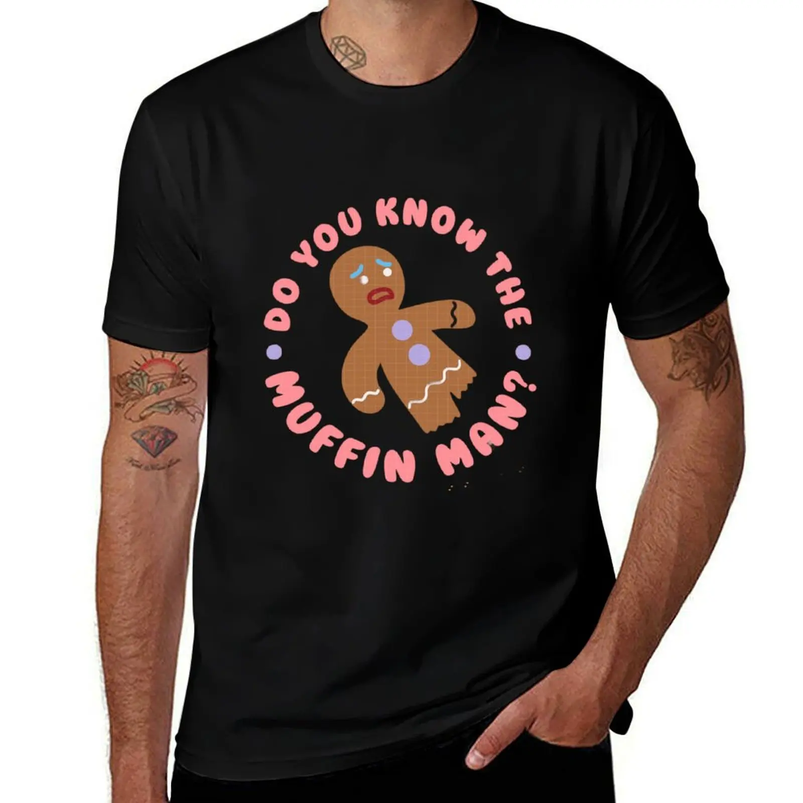 t shirt man T-Shirt shirt Do graphic you muffin man? know the luxury man t