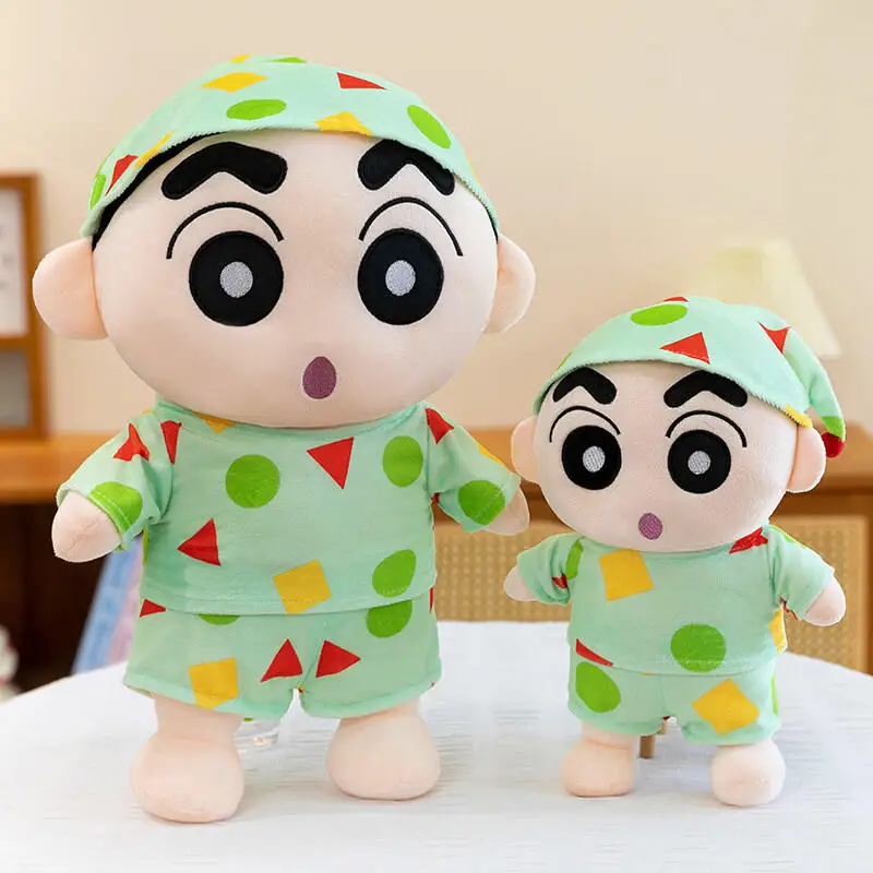 Crayon Shin Chan Pajama Plush Toy Soft Stuffed Doll Lovely Home Room Decor Fashion Ornament Sweet Birthday Present Hug Pillow