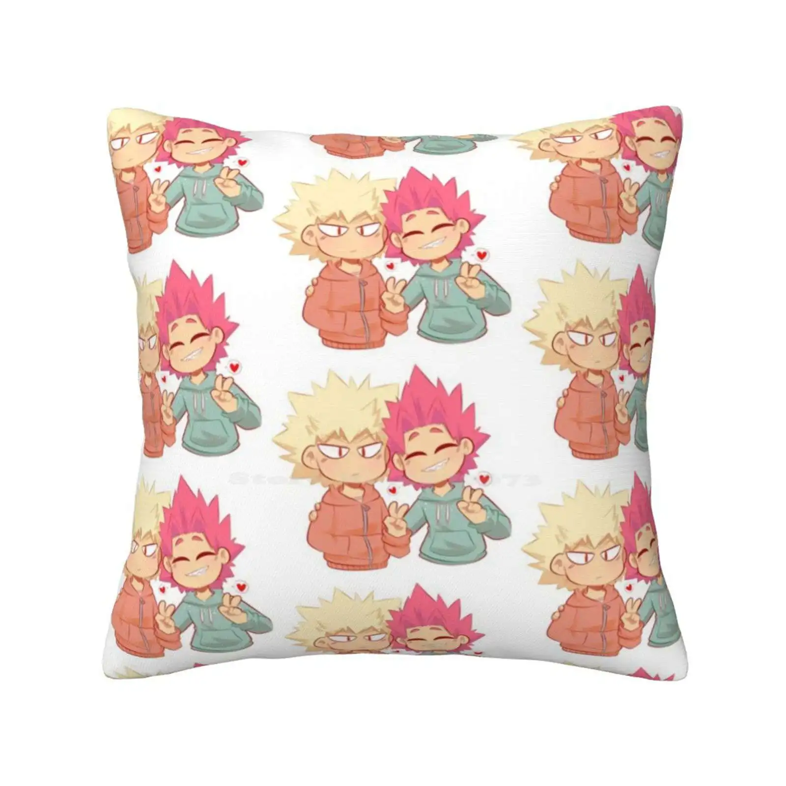 Kiribaku Home Sofa Car Waist Throw Pillowcase Bnha Boku No Hero Academia Mha Bakugou Katsuki Kirishima Ejirio Kiribaku