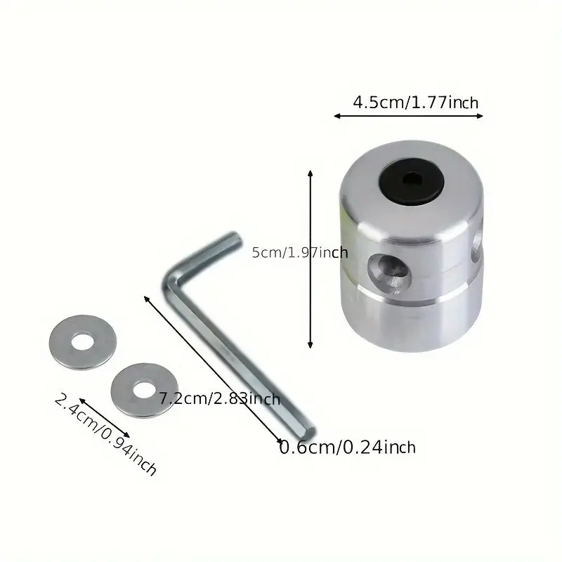Universeller Rasenmäherkopf aus Aluminiumlegierung und Ersatz-Nylonstahl für Rasenmähschnur, Rasenmäher-Unkrautkopf-Zubehör – Detail 1