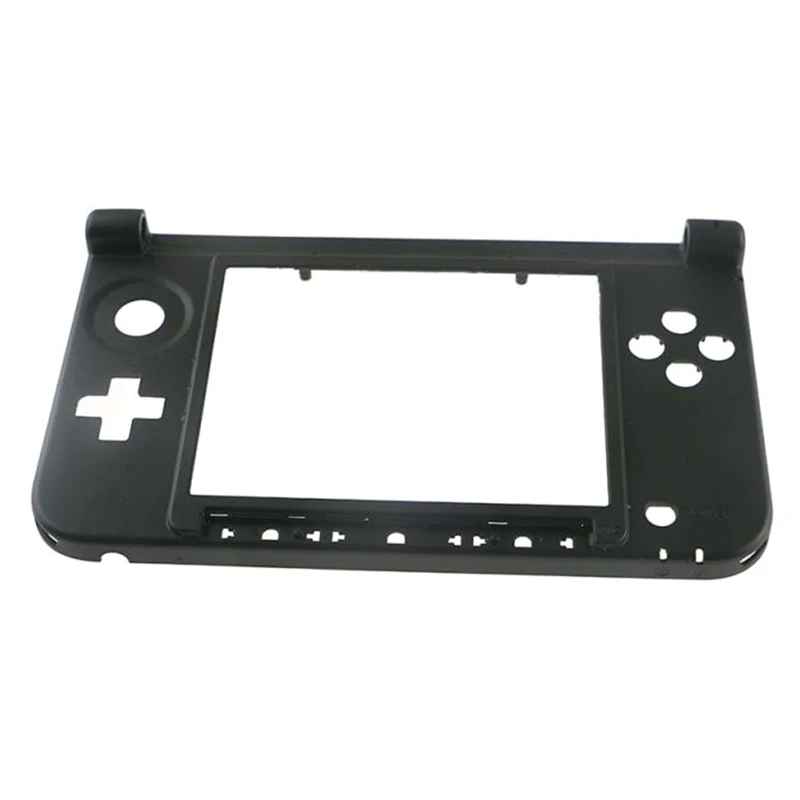 Compatible con 3DS XL LL bisagra de repuesto parte inferior marco medio carcasa para 3dsxl funda de consola de juegos