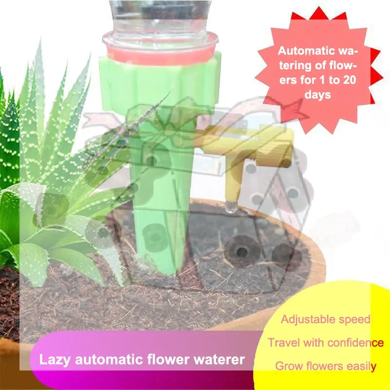 Garden Dripper Self Watering Spike Greenhouse Water Dripper Device Garden Drip Irrigation Control System Home Flower Garden Tool