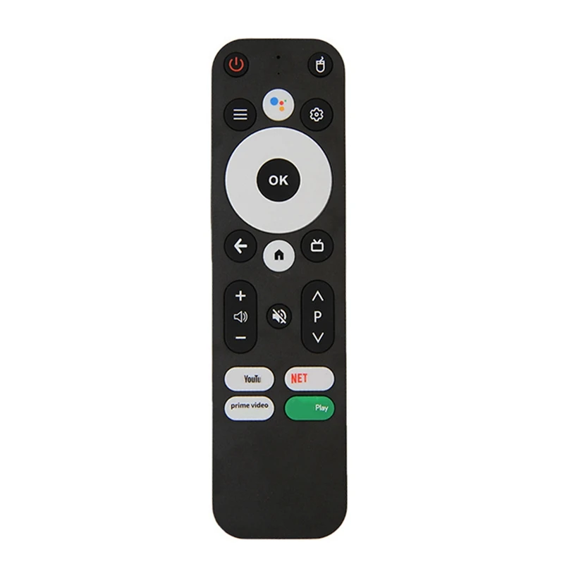 ABYC استبدال جهاز التحكم عن بعد الصوتي لـ MECOOL KM2 KM2 PLUS ONN Android 4K UHD TV Box Bluetooth Voice Remote Black