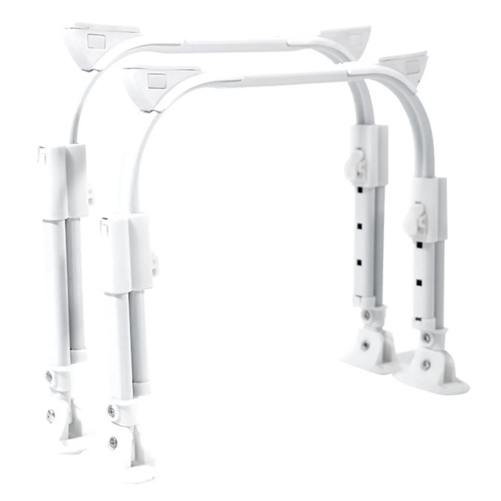 

1Pair Self-Locking U-Shaped Folding Table Legs Hard Iron Replacement Bed Desk Leg Nonslip Adjustable Home Furniture Support