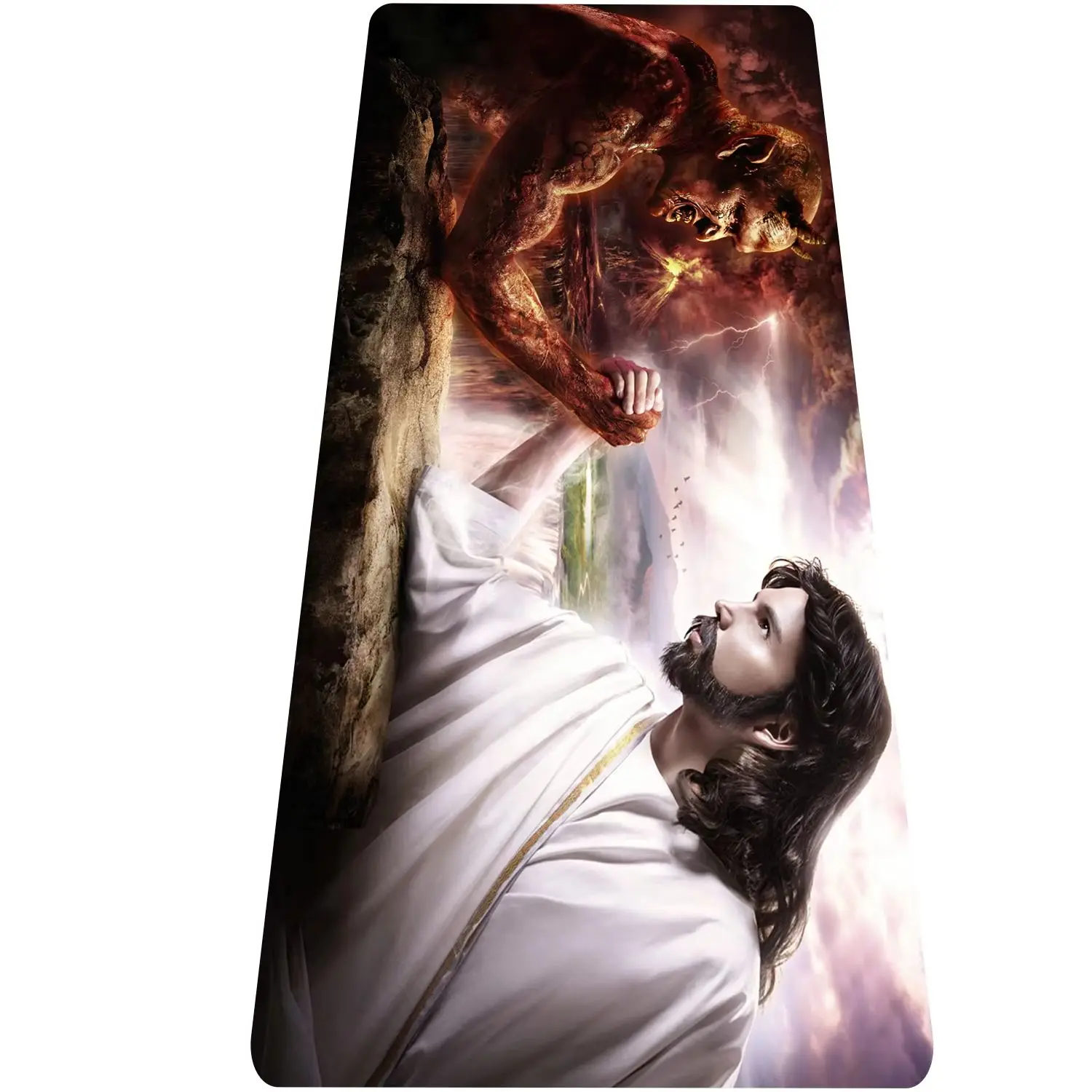 

Dramatic arm-wrestling design Mouse Pad Rubber non-slip base Desk Mat High quality material gaming mat mousepad with lock edge
