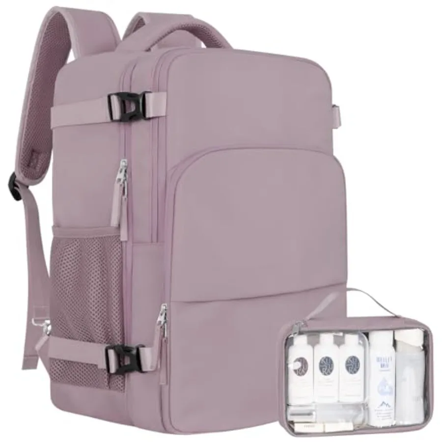 

Travel Backpack, Carry on Flight Approved Backpack with Multi-Pockets, TSA Waterproof 17.3inch Laptop Backpack, Personal Item T