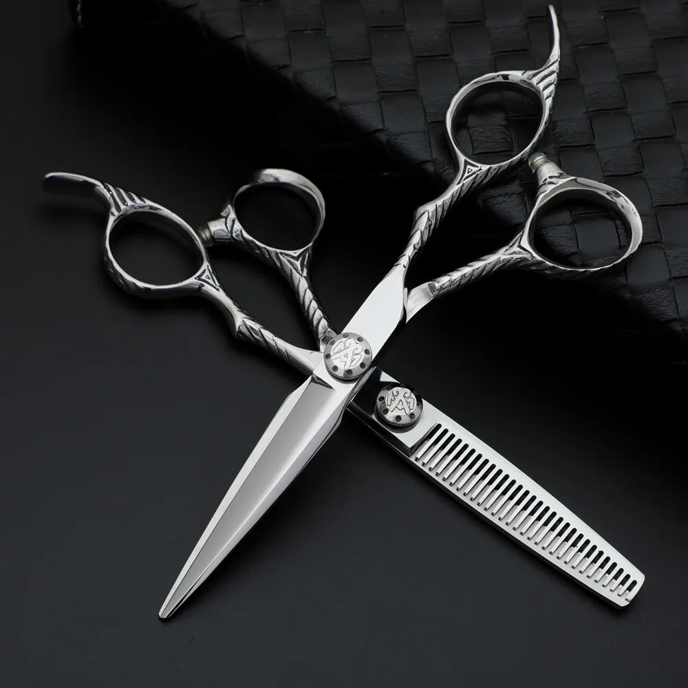 

Новые профессиональные парикмахерские ножницы для стрижки и филировки волос 6/7 дюймов для барберов и стилистов 2026 года