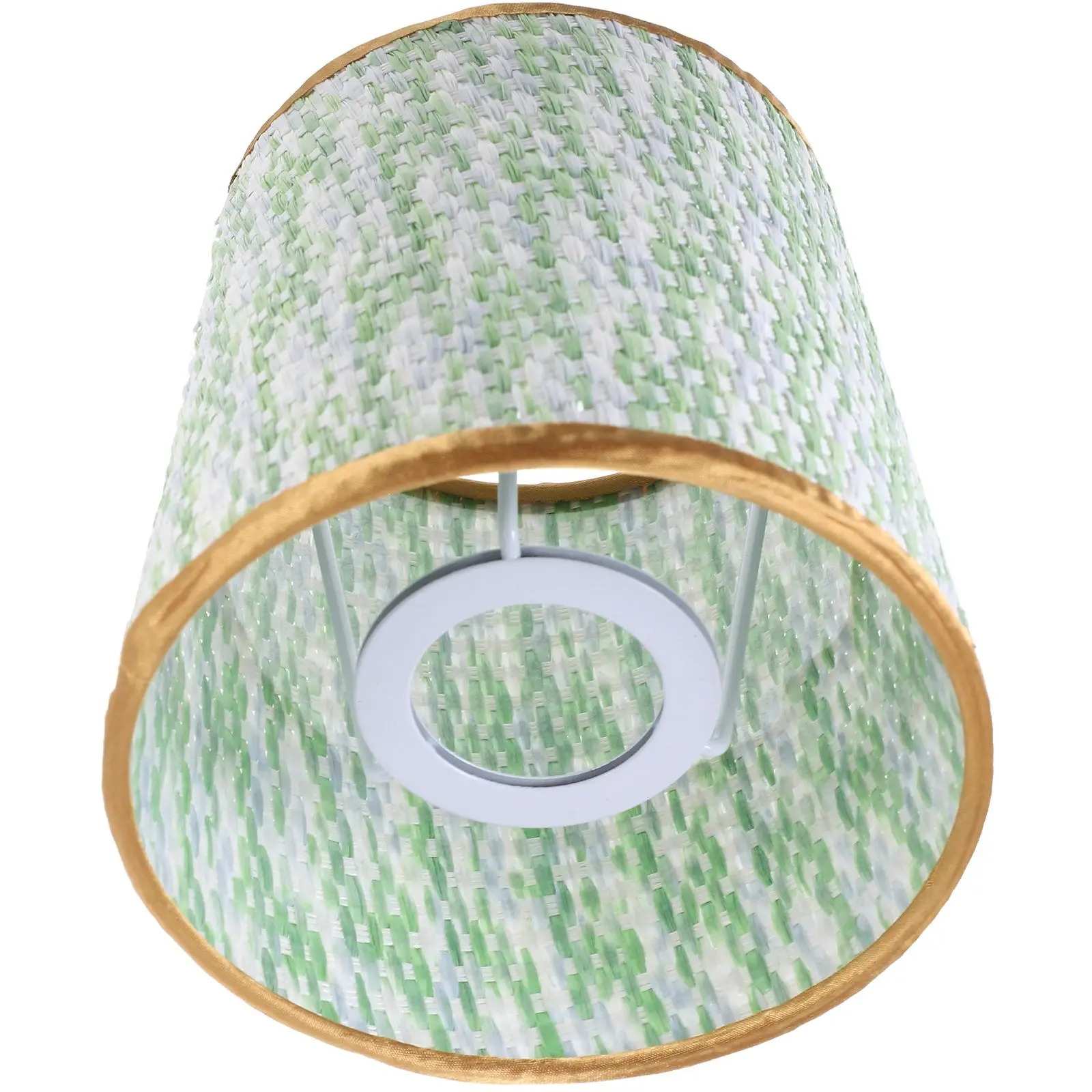 

Colorful Woven Lampshade PVC Fabric Bedroom Table Light Covers Cone Shape Durability Home Stylish Lighting Accessories