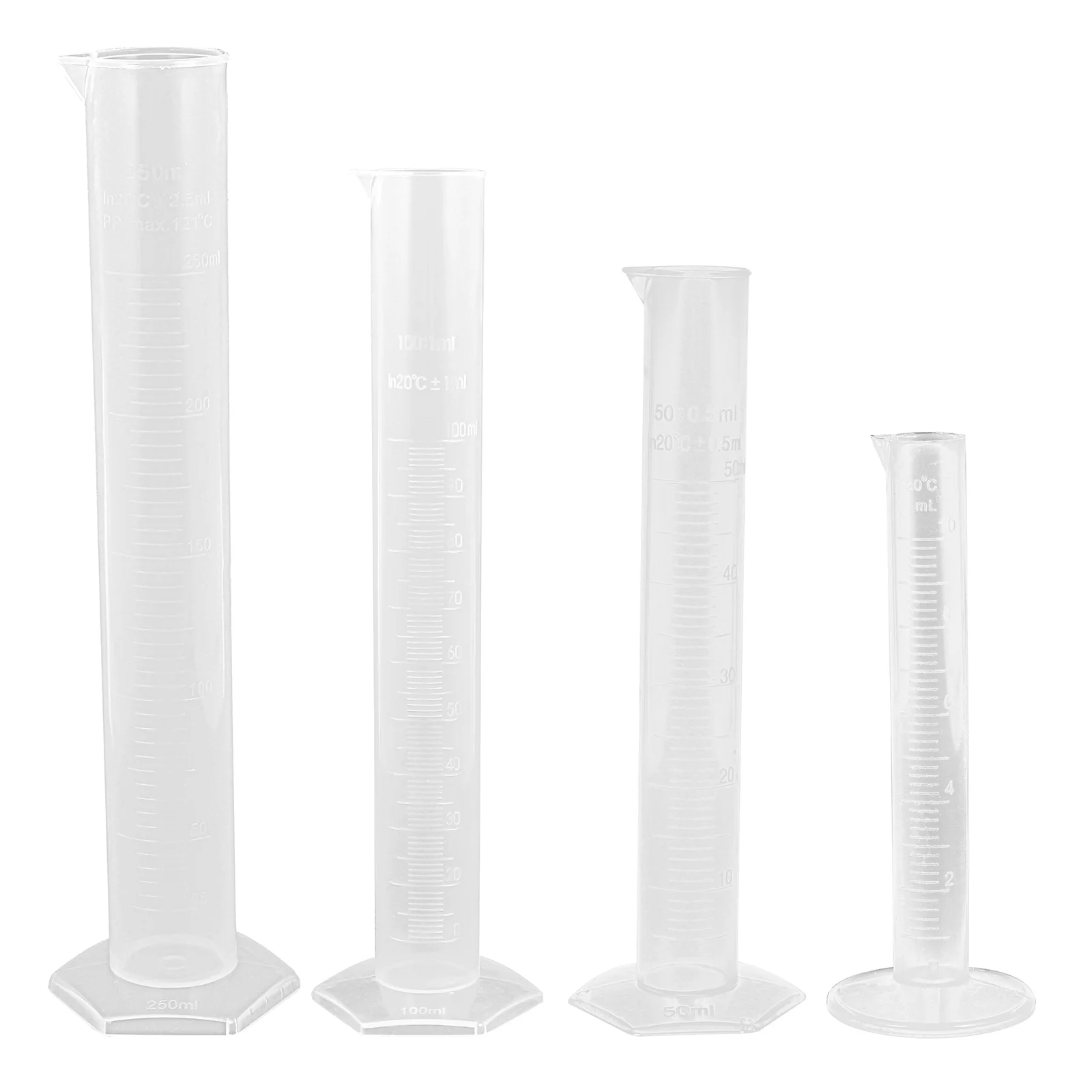 

Graduated Cylinder Plastic Measuring Test Tube for Labs Liquid Cylinders Science