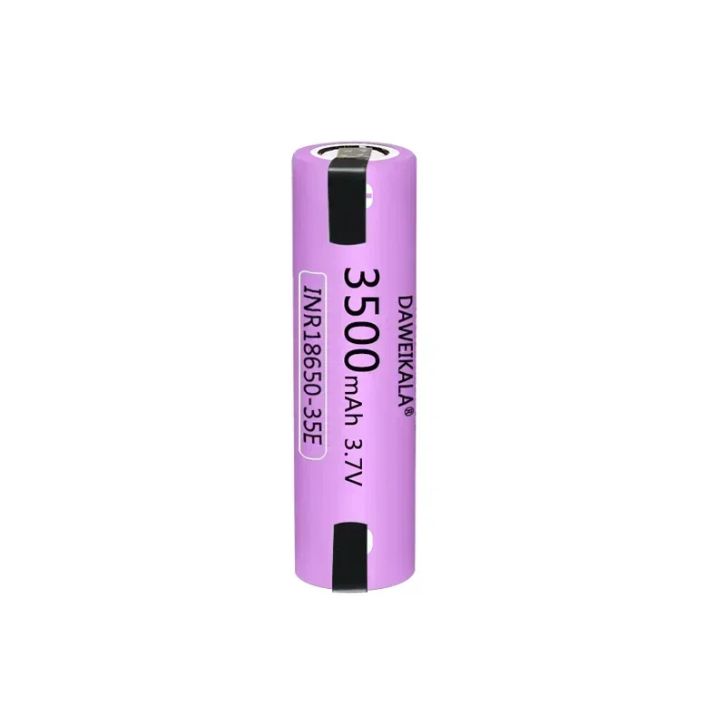 2025 nuevo 35E 18650 3500mah batería recargable de descarga de alta potencia descarga de alta potencia, 20a alta corriente + níquel DIY