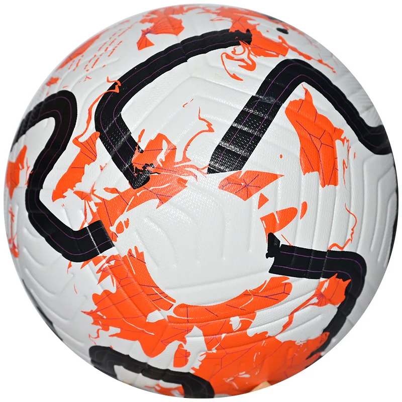 Size 5 Football Professional League Match Soccer Ball PU Heat Bond Seamless Kicking Resistant Indoor Outdoor Game Ball Futbol