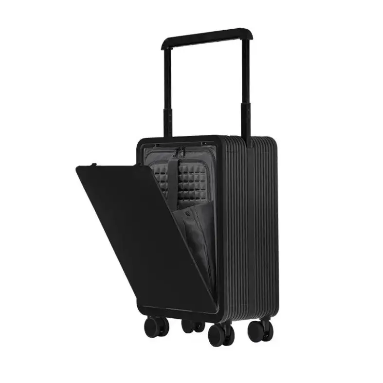 بدلة أزياء متعددة الوظائف بفتحة أمامية مركزية فاخرة وخفيفة الوزن، حقيبة سفر بقفل مجمع عالمي صامت TSA20 24