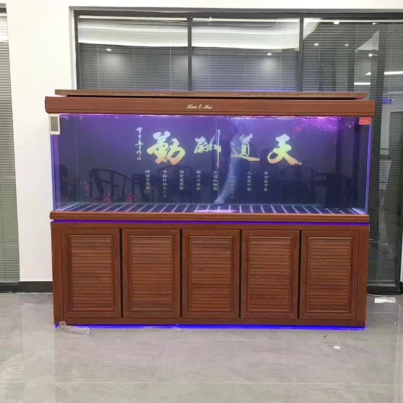 custom.Premium Customizable Modern Aquarium Fish Ultra White Glass Home Decoration Farming & Decoration Aquariums Fish