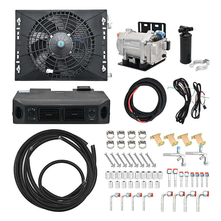 Universal 12V 24V A/C Universal Car air Conditioner Electric Compressor Under Dash air Conditioning for Universal