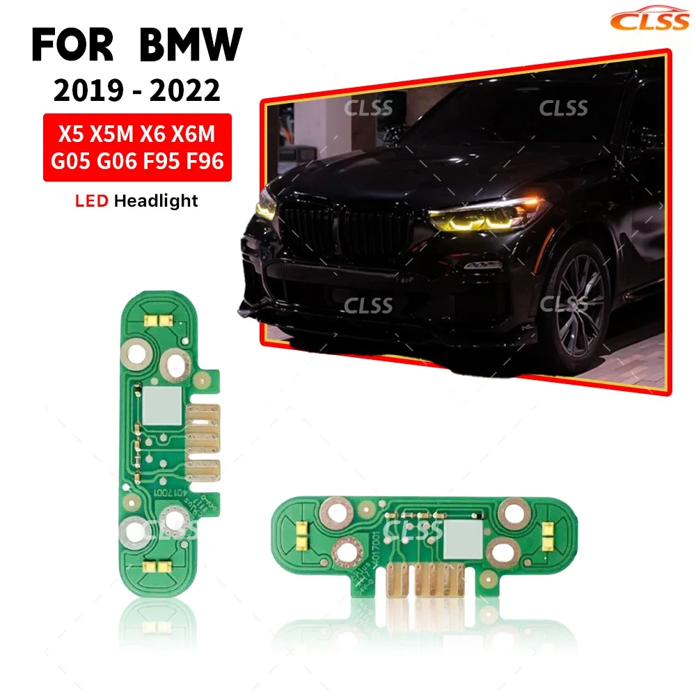 

63119477985 DRL LED Boards For BMW X5 X6 G05 G06 M F95 2019-2022 Non-Laser LED Headlight Daytime Running Light Lightsource