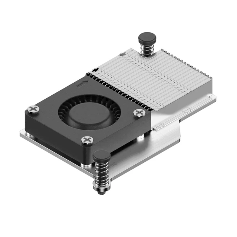 For Raspberry Pi 5 Argon 30Mm Active Cooler PWM Fan, Passive Cooling Aluminum Fins Radiator,Efficient Heat Dissipation