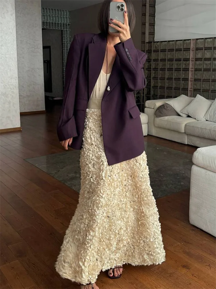 

Tossy Luxury Fashion Women's Maxi Skirt Elegant Party Looks Evening Partywear Gown High Waist Side Split Female Long Skirt 2024