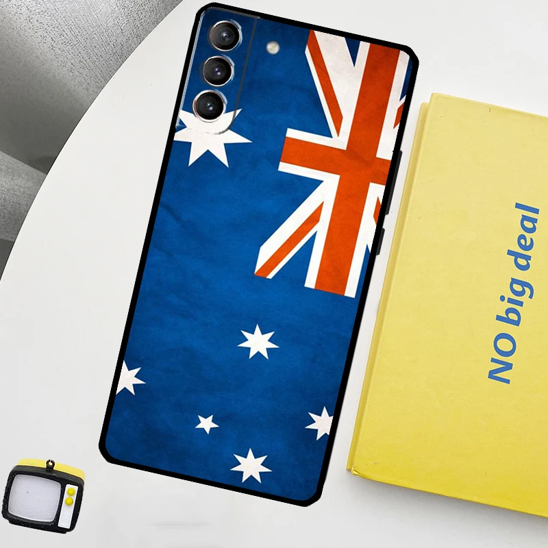 Australia Flag Cover For Samsung Galaxy S22 S23 Ultra Note 20 10 Plus S9 S10 S20 S21 S23 FE Phone Case