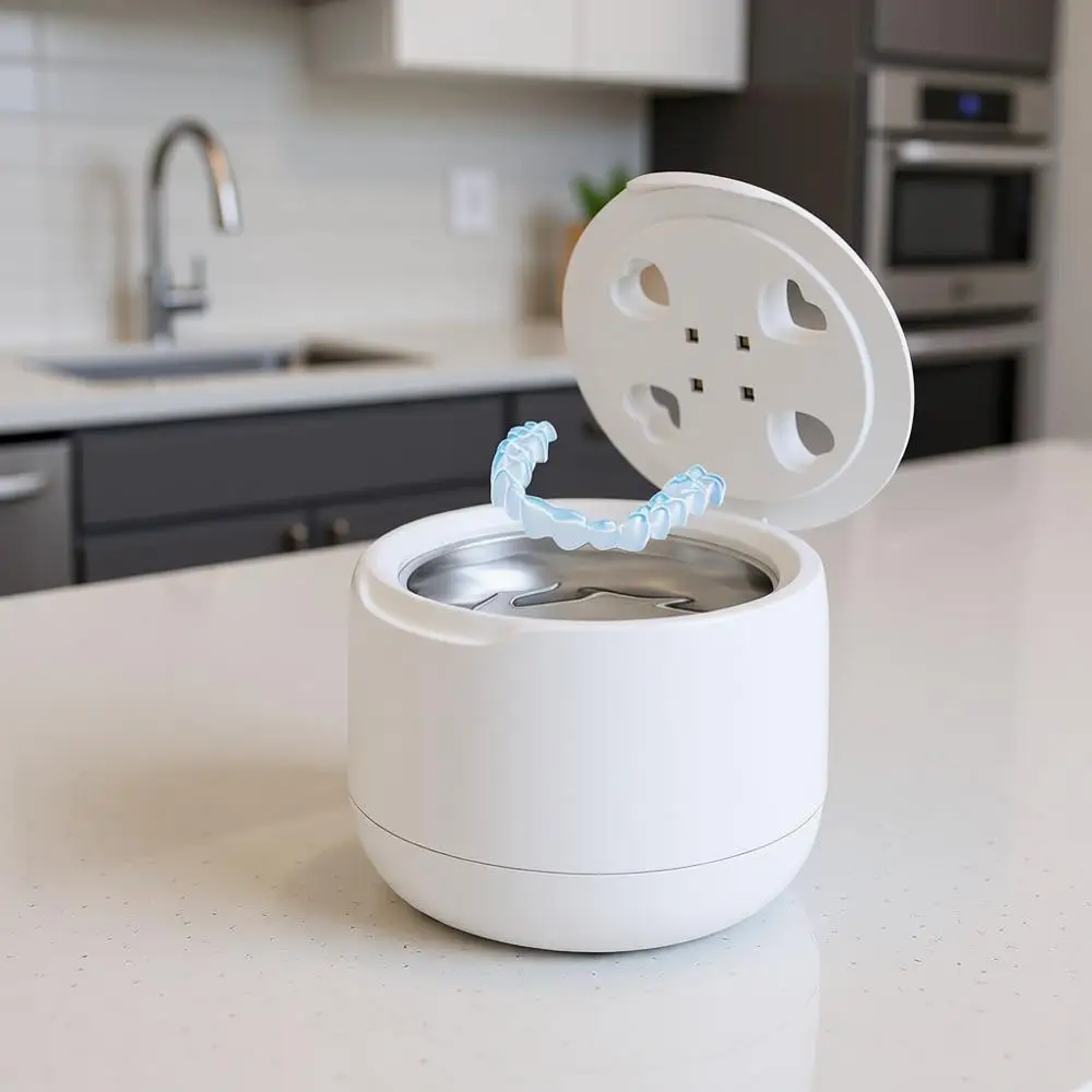 

Устройство для чистки UltraRetainer, 45 кГц, с 2 емкостями по 300 мл – безопасно для использования и ежедневного ухода за полостью рта