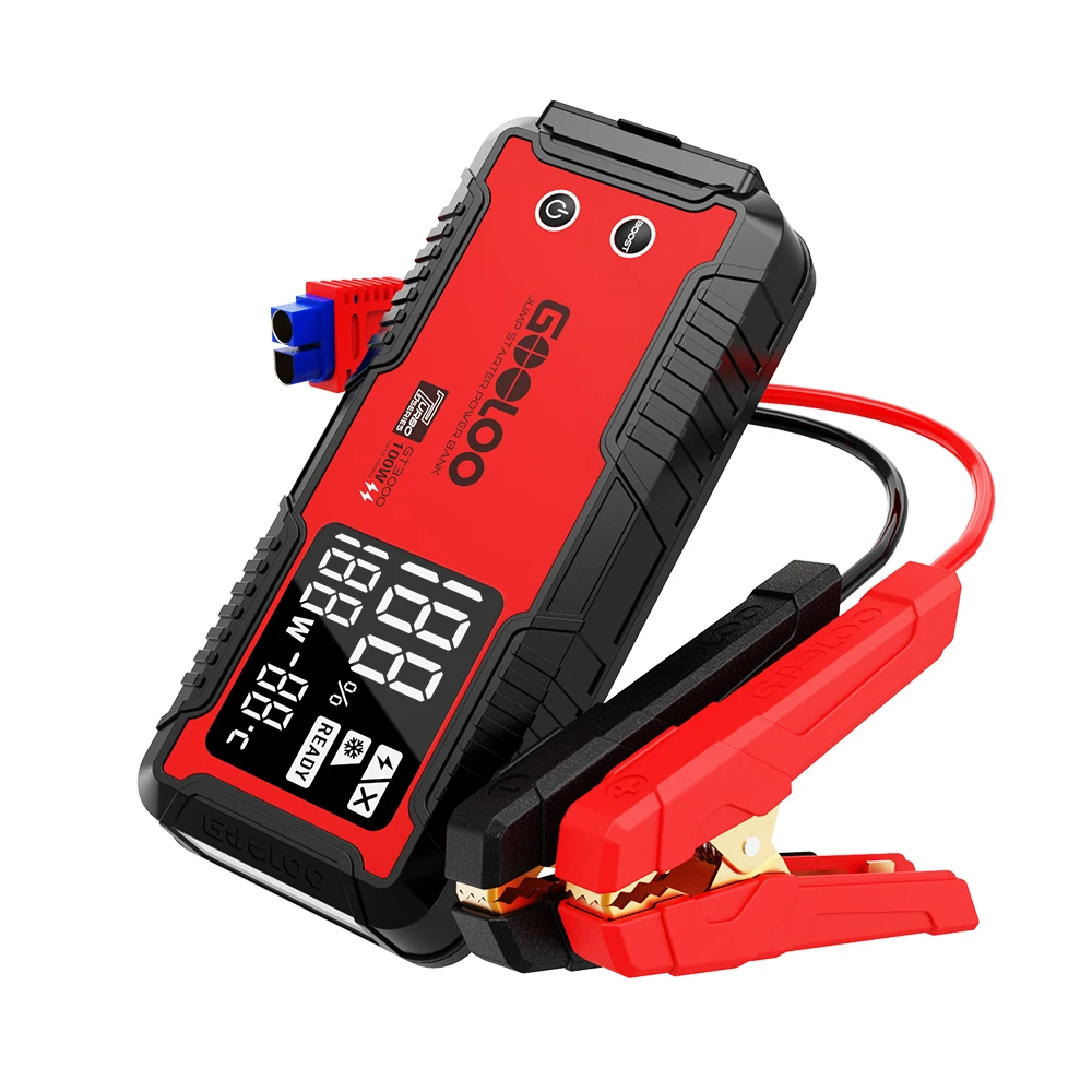 GOOLOO 4000A 12V Oplader Externe Accu Booster 24000mAh Auto Startkabels Autoaccu PD100W Snelladen Draagbare Powerbank - afbeelding 2