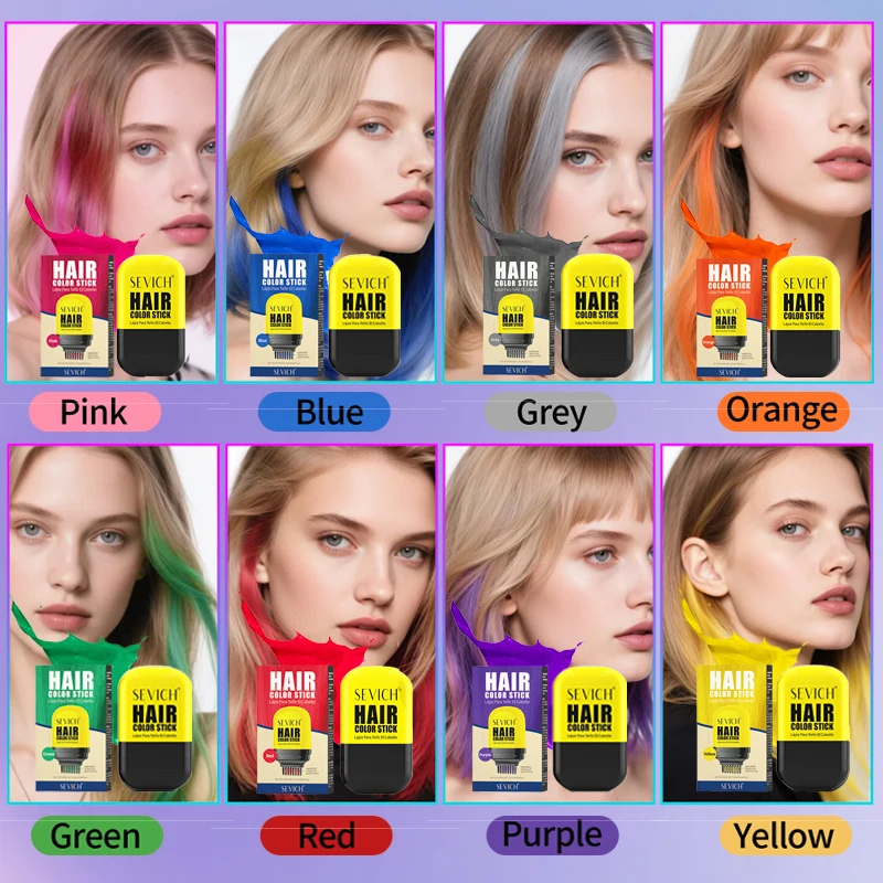 

1 шт., палочка для краски для волос с расческой, водостойкая краска для волос, моющаяся ручка для окрашивания волос своими руками, кремы для укладки волос, парикмахерская, инструмент для укладки макияжа