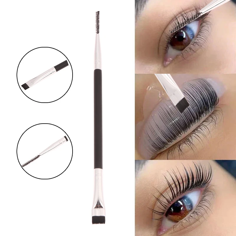 

Double Headed Eyelash Perm Lifting Brush Portable Lamination Eyelashes Separating Lash Lift Eyelash Extension Tool Detail Brush