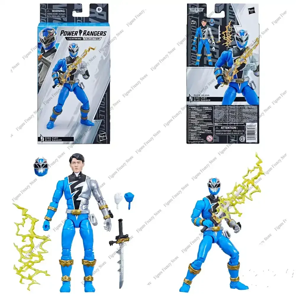 

Специальное предложение: Коллекционная фигурка Power Rangers Lightning Collection Dino Fury Blue Ranger, 6 дюймов, премиум-класса