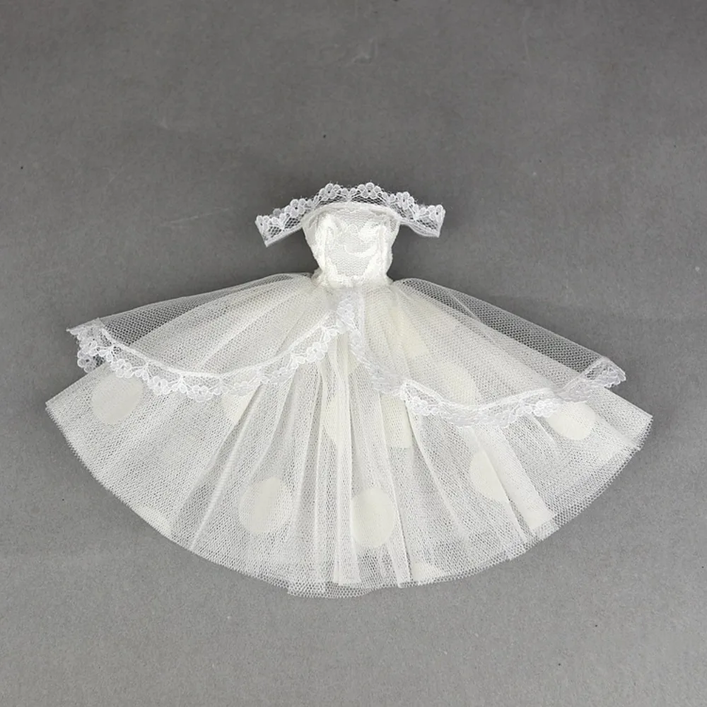 Black Princess Dress for Blythe Dolls New Year Evening Party Dress for BJD Blythe Dolls Off Shoulder Outfits Clothes Accessories