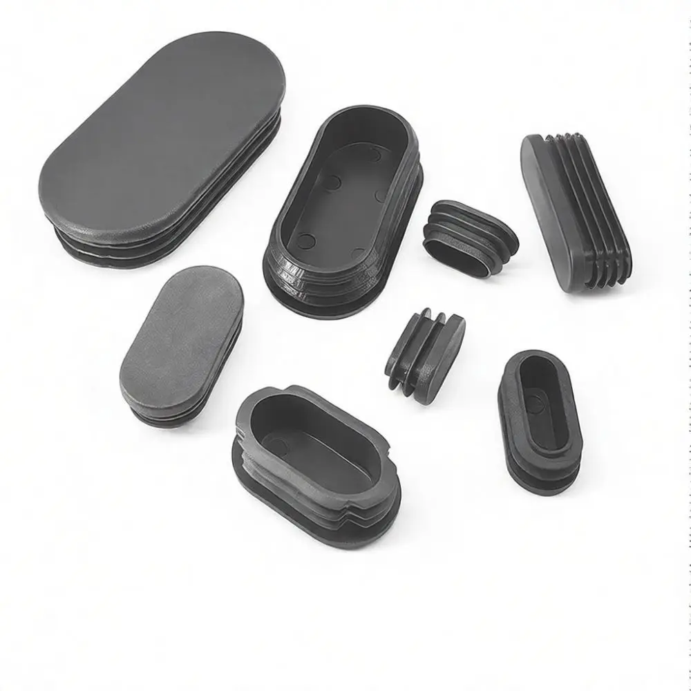 Oval Tube Insert Plug Furniture Chair Leg End Cap Protector Seal Fitting Pipe Cover Anti Scratch Glide Floor Guard Mat