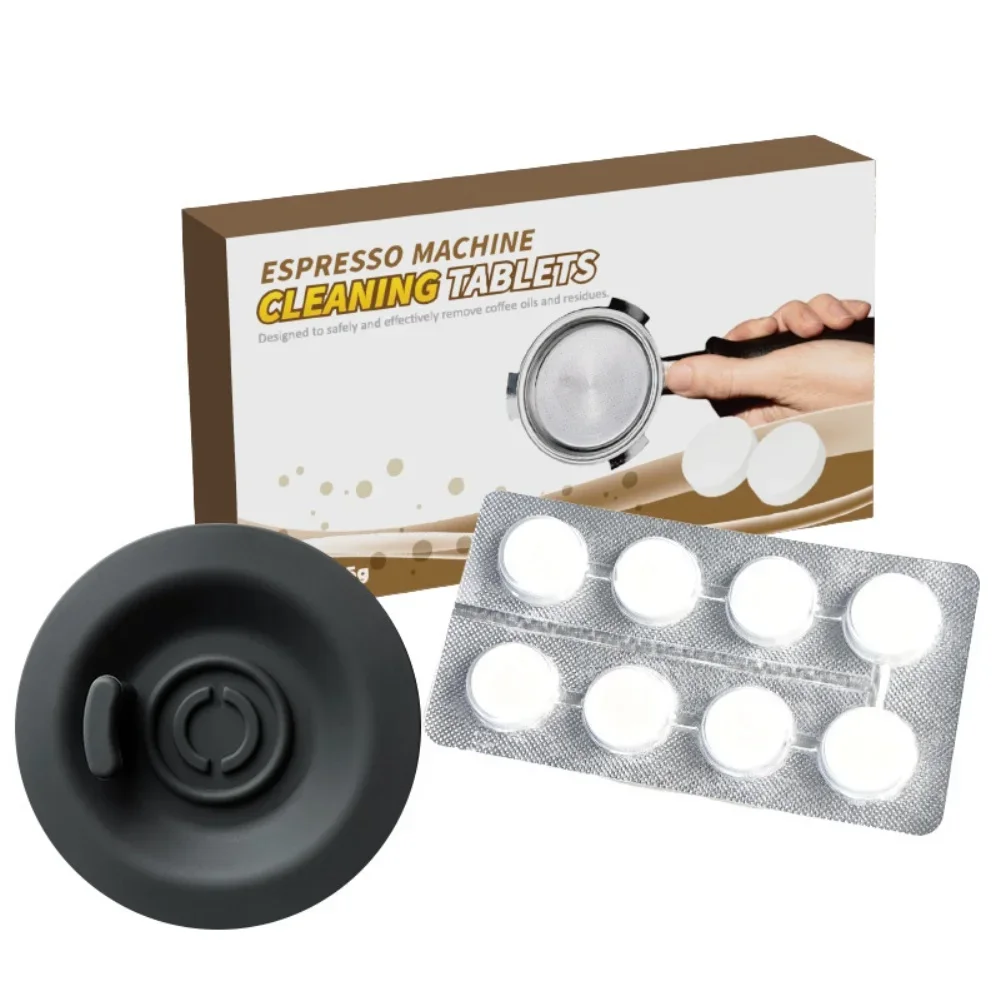 Bean grinder cleaning disc for electric grinder particle removal silicone sheet for simple espresso machine maintenance