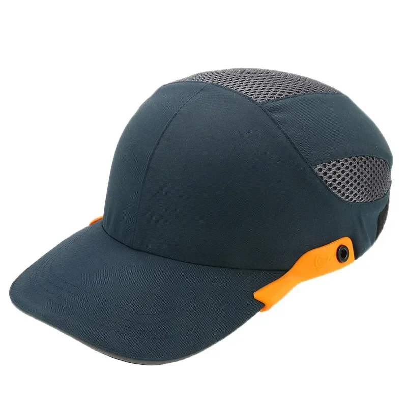 Gorra de seguridad con rayas reflectantes, gorro ligero y transpirable, casco duro para la cabeza, lugar de trabajo, sitio de construcción, color