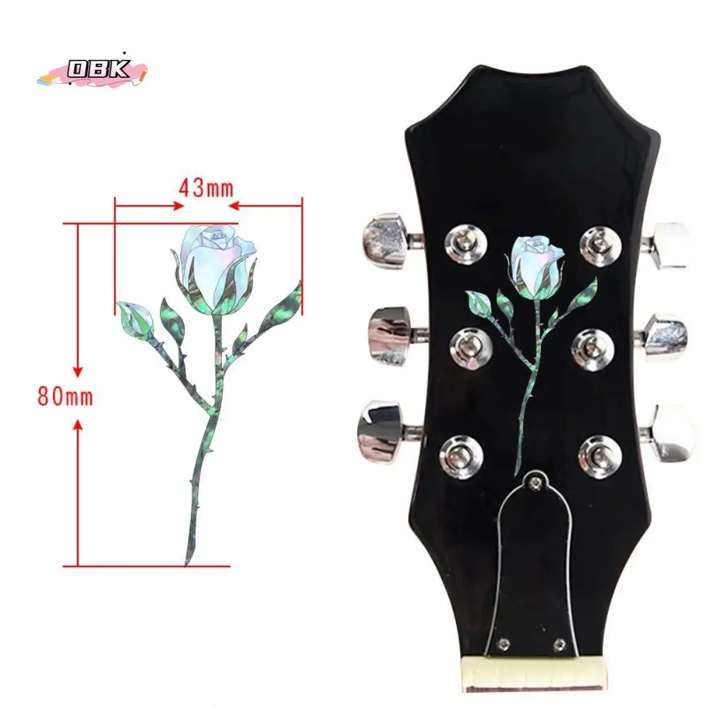 

Novelty Guitar Head Sticker PVC DIY Guitar Panel Sticker Inlay Sticker Personalise Guitar Headstock Decal Guitar Beginner Gifts