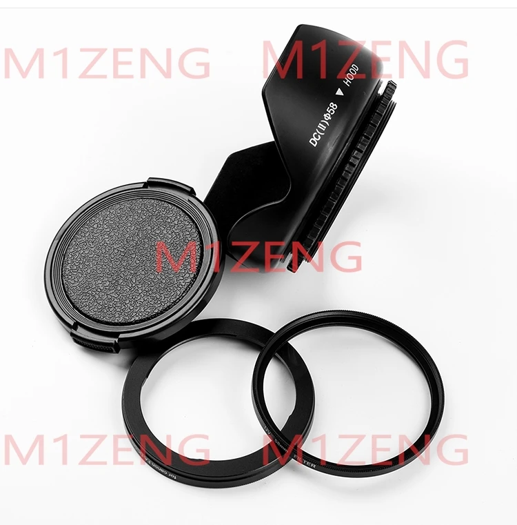 

FA-DC58C 58mm Camera Lens Filter Adapter Ring+UV+lens hood+lens cap for Canon PowerShot G1X