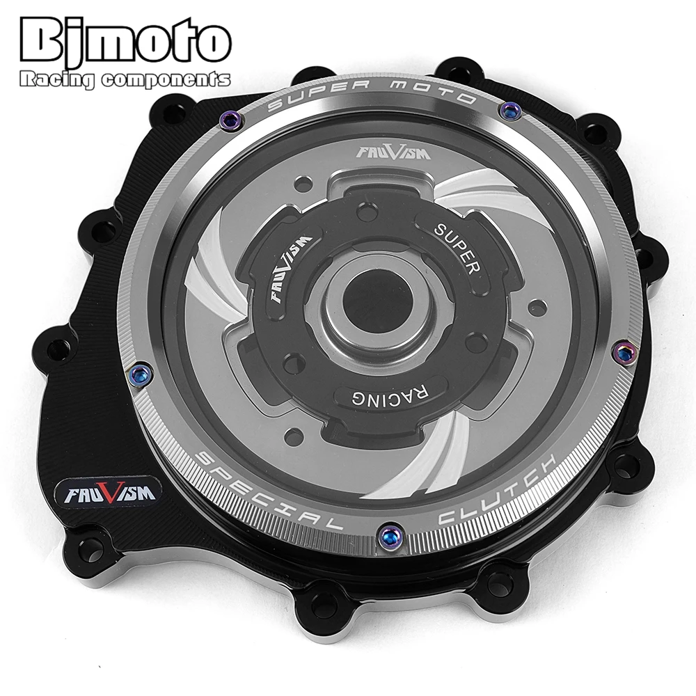 

F750 F850 GS F900 XR CNC Engine Racing Clear Clutch Cover Protector For BMM F750GS F900XR F850GS 2018 2019 2020 2021