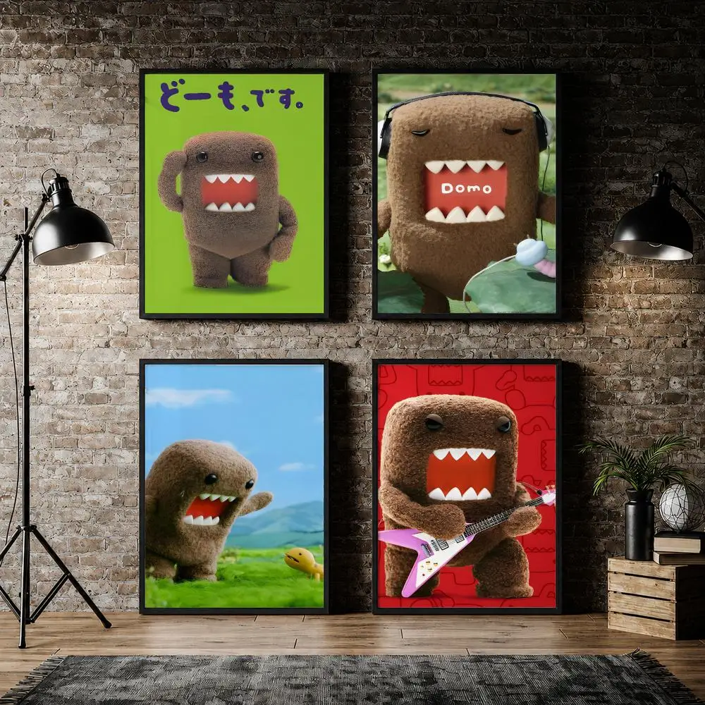Mascot Character D-DOMO Kawaii Poster Pvc HD Peel and Stick Modern poster Home Office Living Room Dining Room Wall Decor