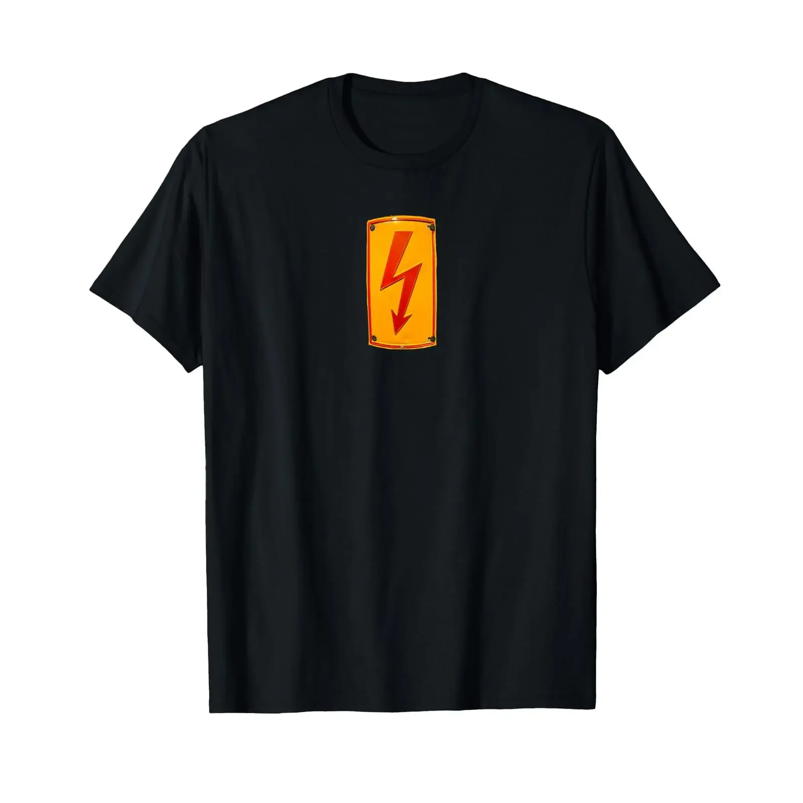 High voltage electrician action flash T shirt vintage Washed graphic designer clothes Stylish homme Comfortable Unisex