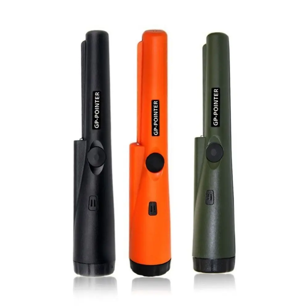 

With LED Lights Metal Detector High Sensitivity 360° Scan Metal Pinpointing Rod Buzzer Alarm Durable Metal Gold Tester