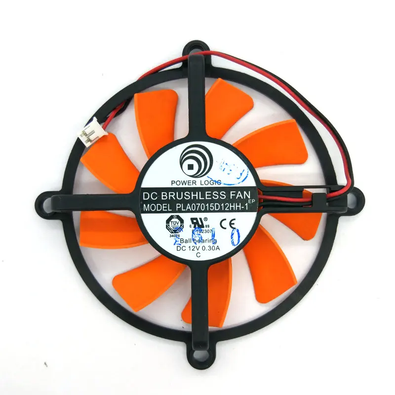 

Original for Palit MAXSUN Gainward graphics card cooling fan PLA07015D12HH-1 12V 0.30A 2lines