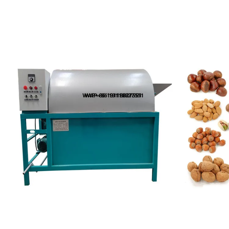 

Высокопроизводительная промышленная машина для обжарки кофейных зерен и арахиса / Обжарочная машина для кукурузы и арахиса