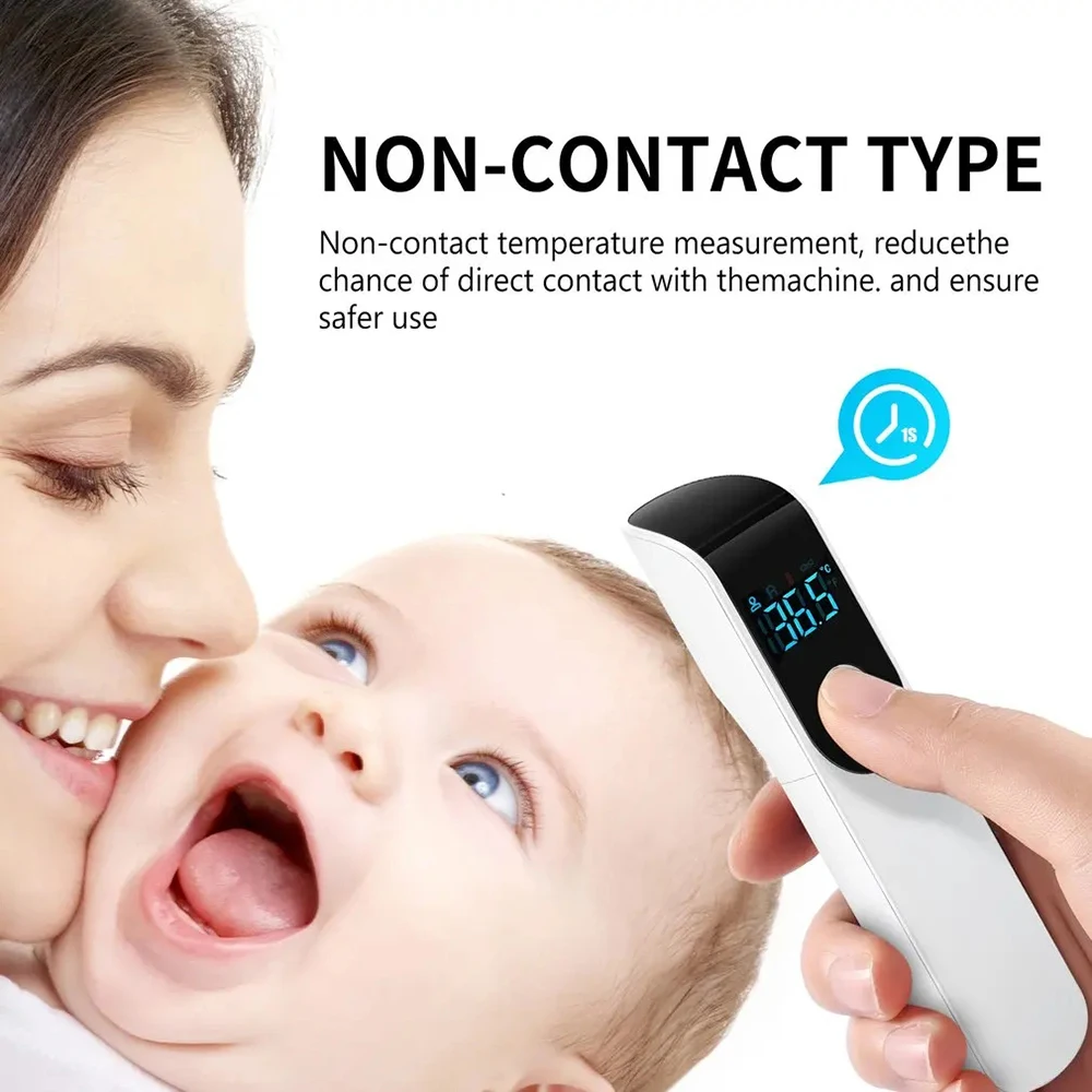 Ear Forehead Infrared Thermometer ℃/℉ Digital LCD Body Fast Measure Fever IR Non-Contact Termometro Kid Adult