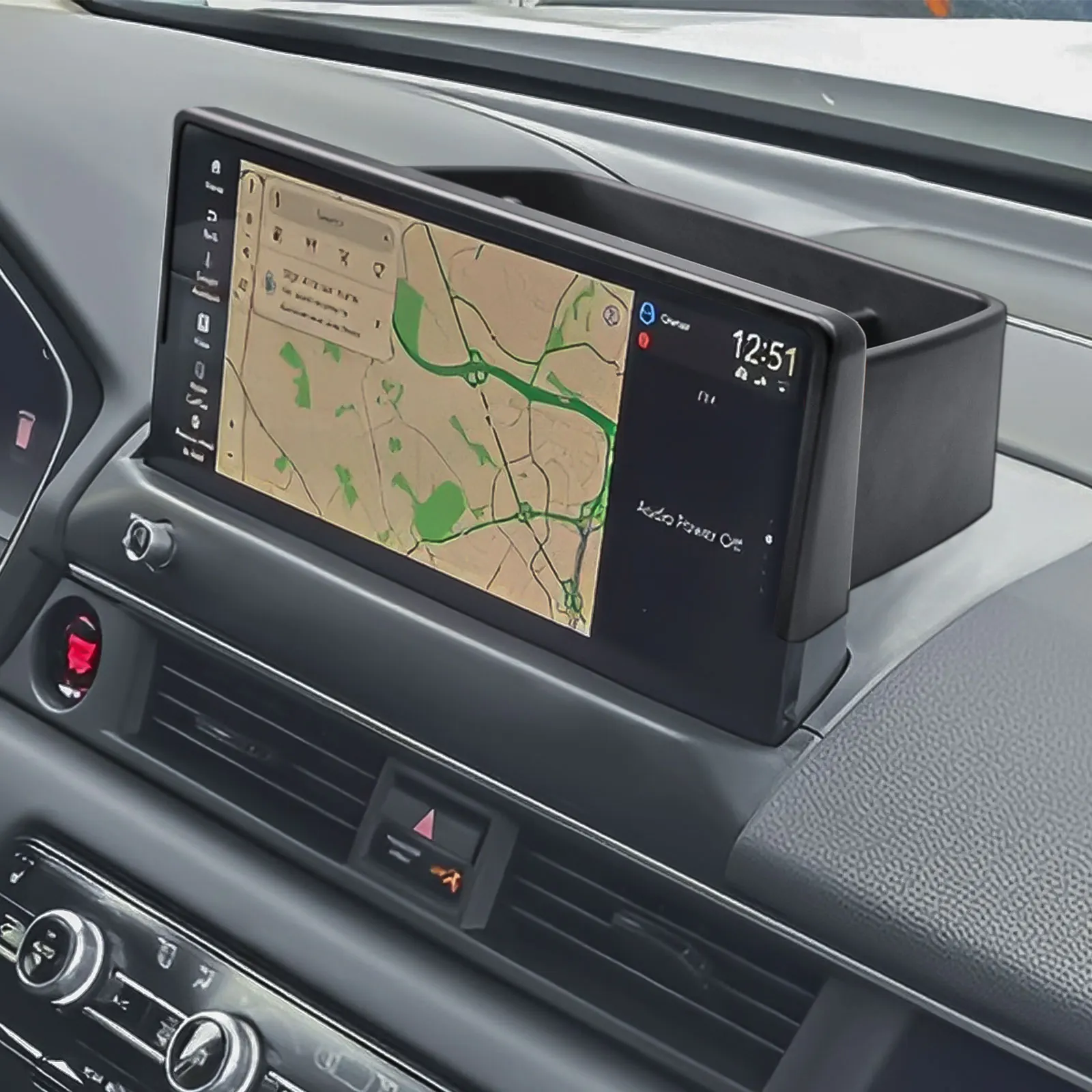 

RUNROAD Dashboard Storage Organizer Tray for 2026 Honda Passport Accessories, Dash Board Center Console Tray Behind Screen Tray