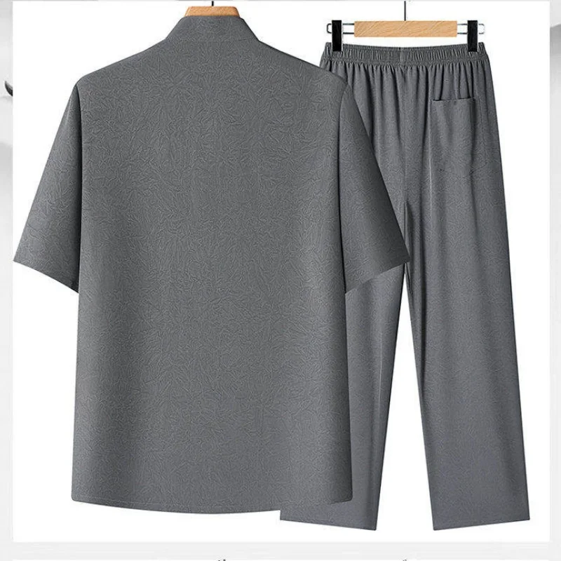 Shirts + Pants Summer Men Fash - Mens Fashion Trend บทวิจารณ์และราคา