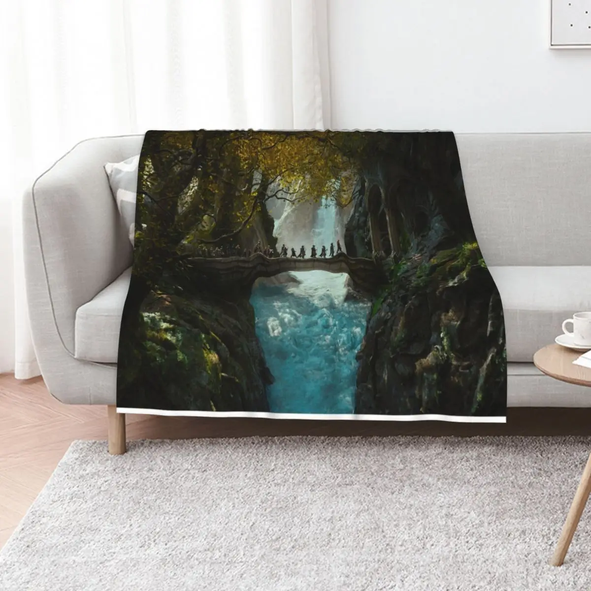 bridge Throw Blanket Reusable Durable Soft Blanket for All Seasons