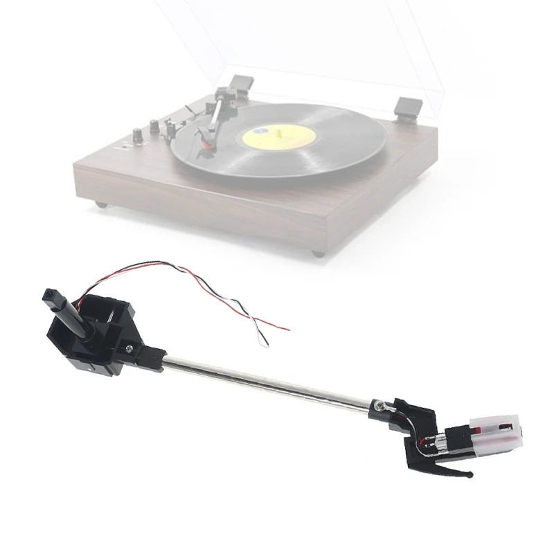 Reproductor de discos de vinilo, aguja rubí, soporte de lápiz óptico, fonógrafo eléctrico, gramófono, stylus + soporte + Tonearm 24BB