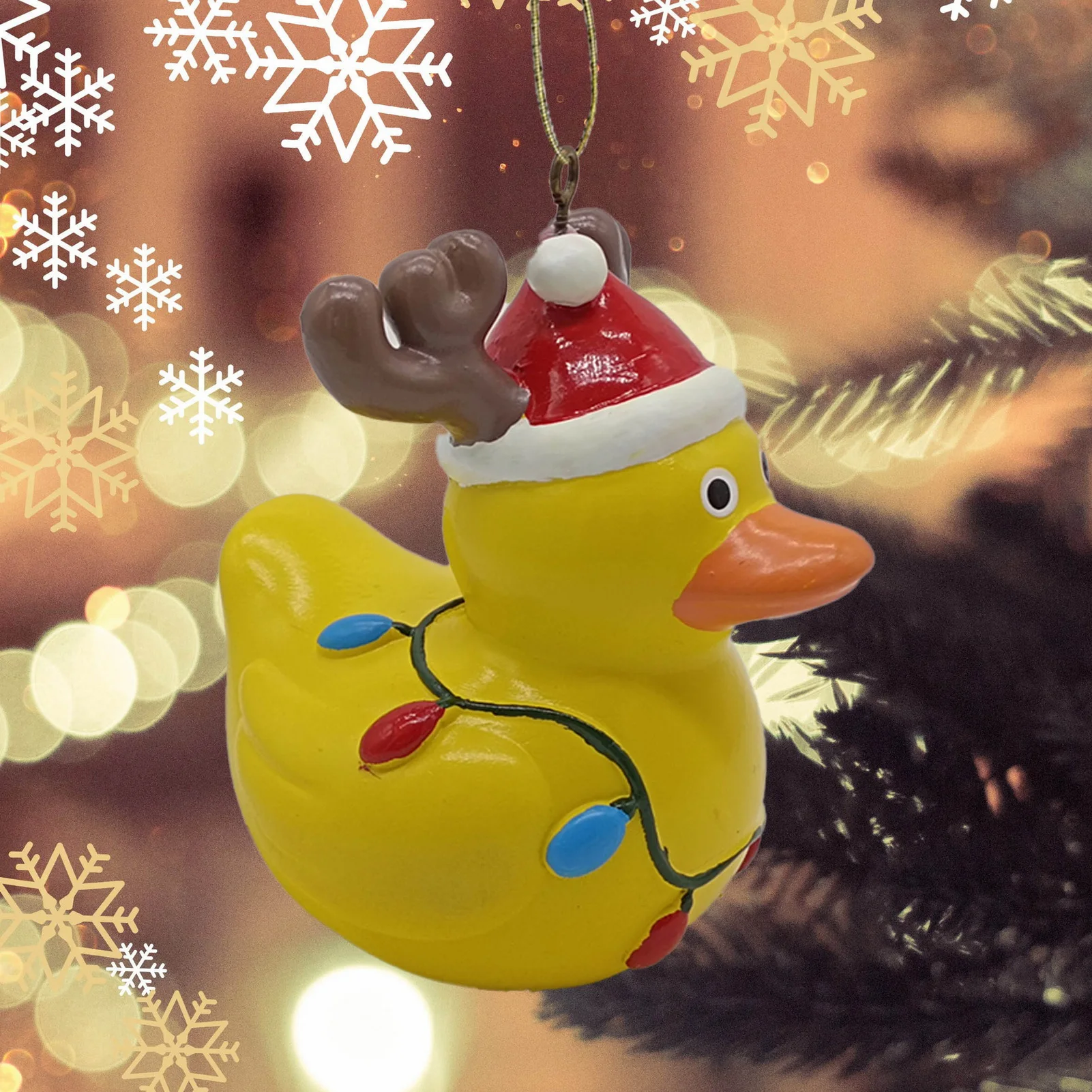 3D Ducks Christmas Pendant Portable Lightweight Duck Pendant for Birthday Anniversary Gifts