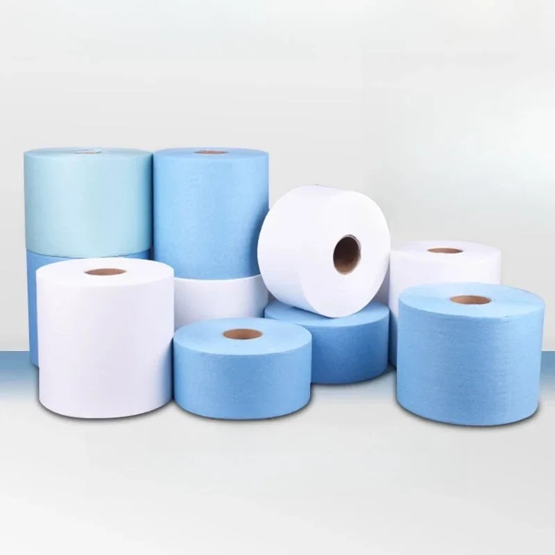 1 Roll Oil Absorbing Papers Wiping Paper Anti-static Industrial Large Roll Non-woven Fabric Cleaning Disposable Dust-free Cloths