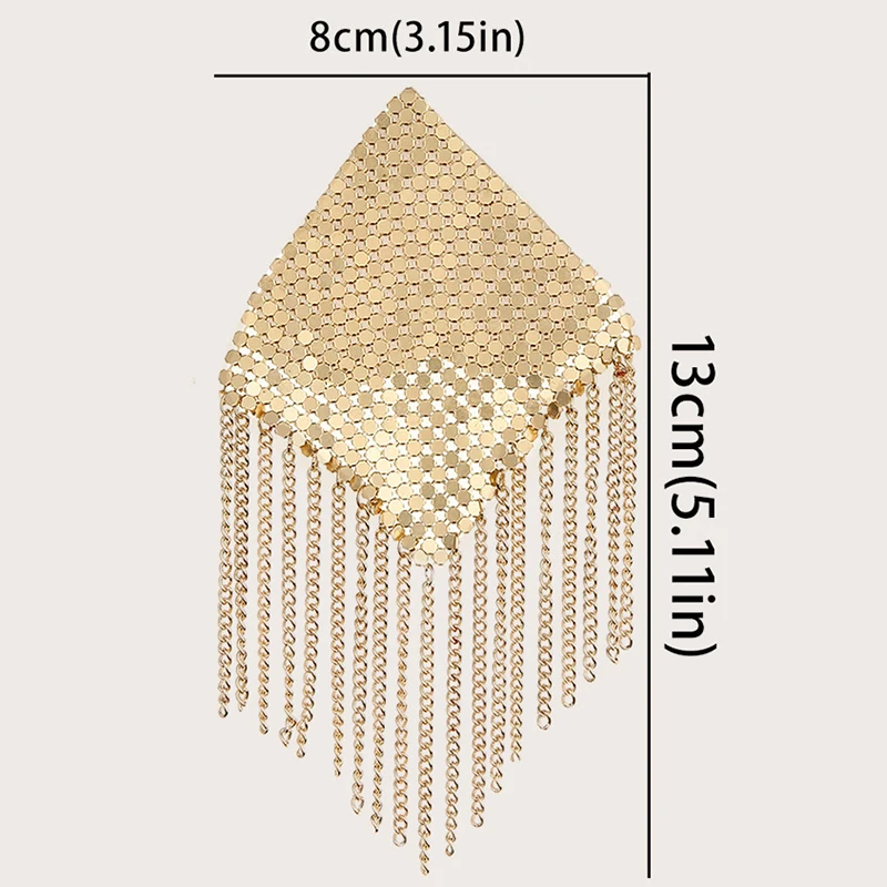 แผ่นปิดจุกนมแบบมีสายโซ่ประดับเพชรเทียม 1 คู่ สำหรับผู้หญิง แผ่นปิดจุกนมแบบติดเอง เครื่องประดับร่างกาย